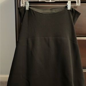 Maternity long black skirt